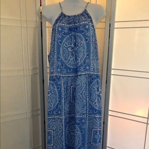 Vineyard Vines size 16 maxi dress sanddollar print